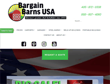 Tablet Screenshot of bargainbarnsusa.com